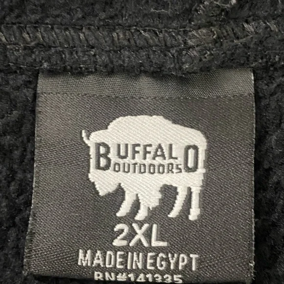 Buffalo Outdoors Men’s 2XL Hoodie Sweatshirt Pullover USA American Flag - Picture 5 of 16